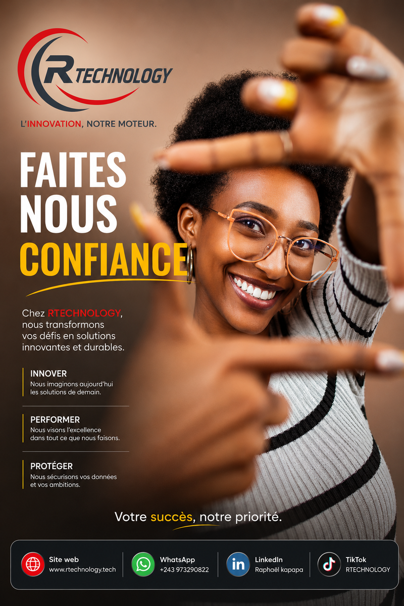 Affiche faites nous confiance RTechnology